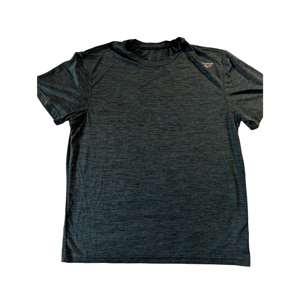 Reebok Play Dry green Short Sleeve‎ Performance T-Shirt Men's size large